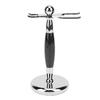 Shaving Brush Stand Extra Wide Openings Double Sided Shaving Holder for Men with Metal Base