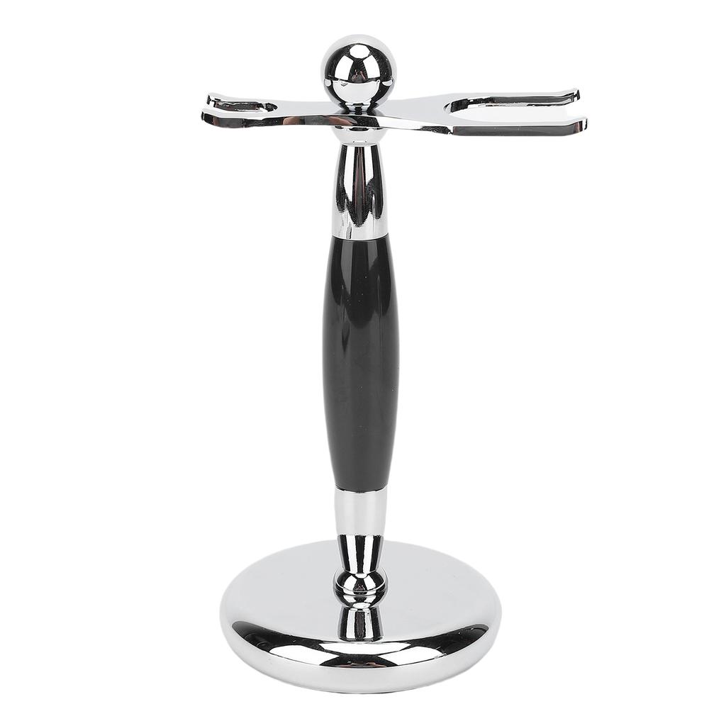 Shaving Brush Stand Extra Wide Openings Double Sided Shaving Holder for Men with Metal Base