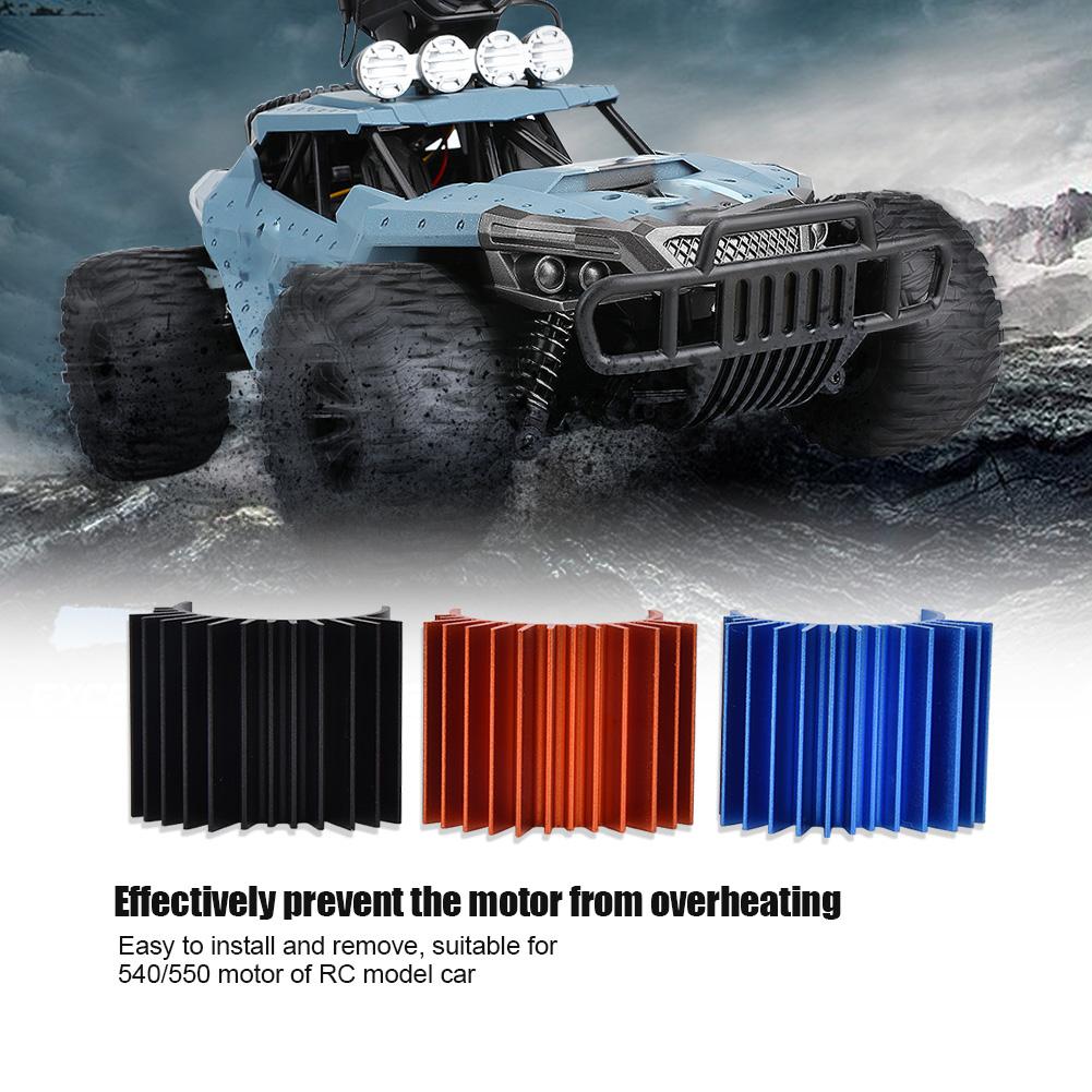 3PCS 3Color Metal Universal Cooling Fin Set Heat Sink for RC Car 540550 Motor