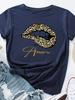 Amore Leopard Lip Print Women T Shirt Short Sleeve O Neck Loose Women Tshirt Ladies Tee Shirt Tops Clothes Camisetas Mujer