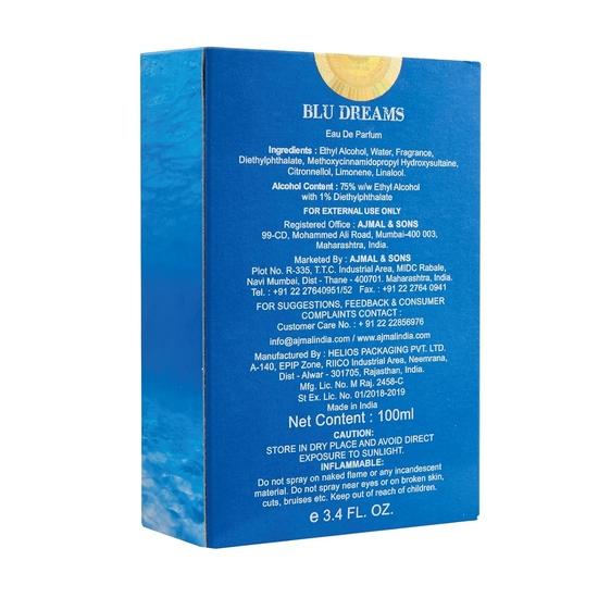 Ajmal Blu Dreams EDP Fougère Parfüm für Männer, 100 ml