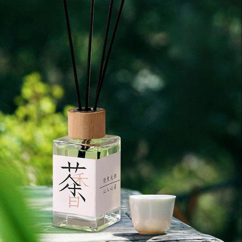 Tea Aromatherapy Fire-free Incense Bedroom Home Car Fragrance Tea Aroma Air Freshener