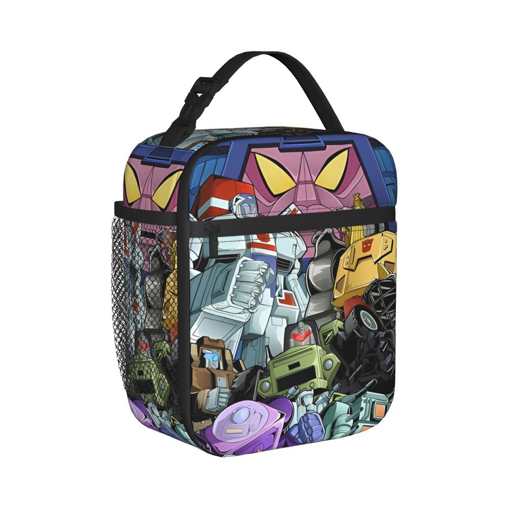 Godzillaed 3D Patterned Lunch Box  Open-air Picnic Lunch Box For All Graphic Thermal Tote Handbags Oxford Lightweight Cooler Carrier