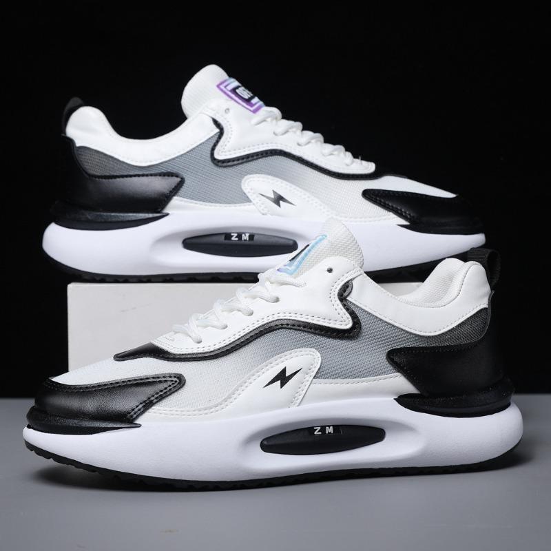 Fashion Trend Men Tennis Running Shoes Breathable Platform Training Shoes Daily Versatile Comfortable Elasticity Sneakers Sports Shoes