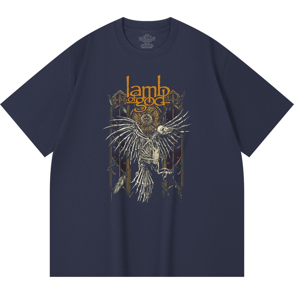 230 g/m² 100% Baumwolle Heavy Metal T-Shirt Rockband Beliebte Musik Druck Unisex Schweres Baumwoll-T-Shirt