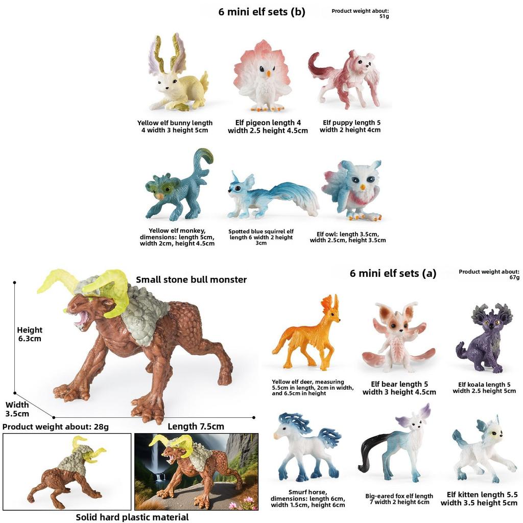 Plastic Monster Western Flying Dragon Children Animal Model Cake Topper For Kids Party Decor