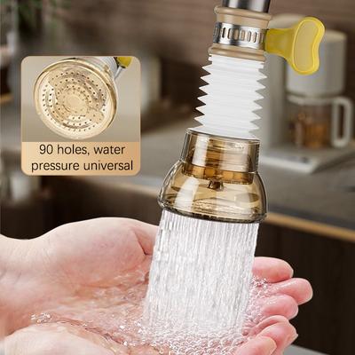 Universal 360 Rotation Faucet Bubbler Swivel Water Saving Economizer Head Shower Kitchen Faucet Nozzle Adapter Sink Accessories