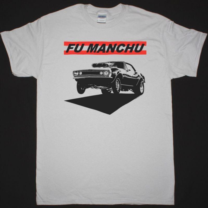 FU MANCHU АСФАЛЬТОВЫЙ РИСИН НОВЫЙ ЛЕДЯНО-СЕРЫЙ Унисекс Футболка XXL