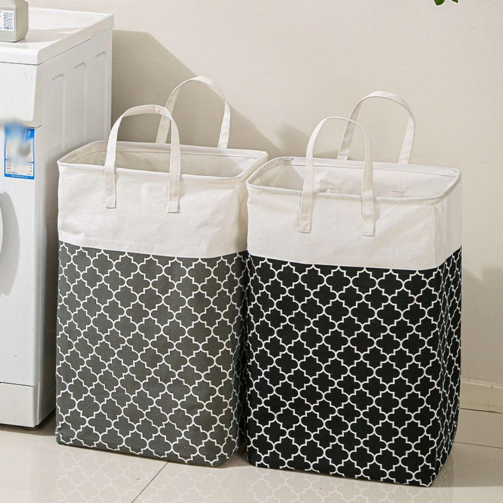 Simple Laundry Basket Collapsible Laundry Organizer with Handle Laundry Hamper  for Home