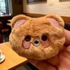 Adorable Plush Bear & Rabbit Brooch Keychain for Kids & Women - Cute Bag or Pin Accessory