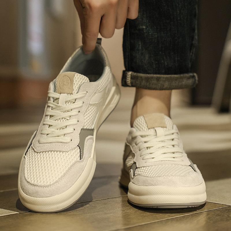 Men's shoes 2026 new summer breathable men's casual mesh soft baseplate shoes youth comfortable versatile shoes men's