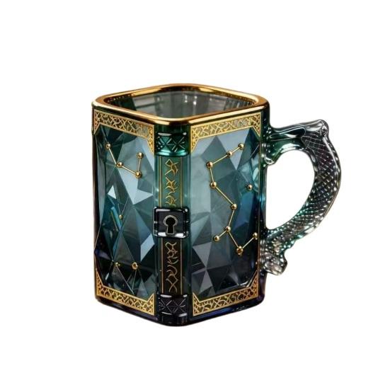 Magic Constellation Glass Mug 330ml Zodiac Coffee Cup