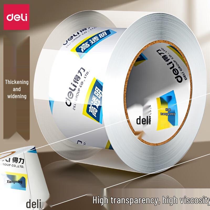 Deli High-Quality Transparent Packing Tape