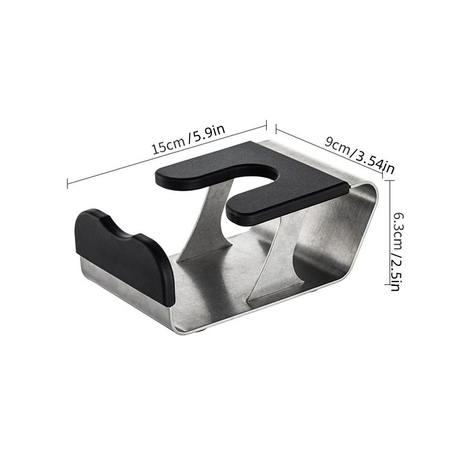 Espresso Tamping Station Coffee Portafilter Holder Universal Weighing Bracket Portafilter Holder Anti-Slip Coffee Tamper Stand