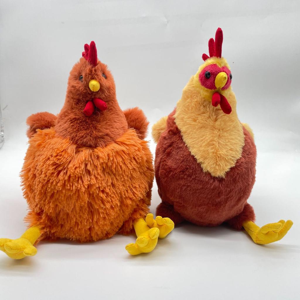 Simulation Hen Plush Jeycat Rooster Toy Ceile Chicken Creative Stuffed Doll Children Gift