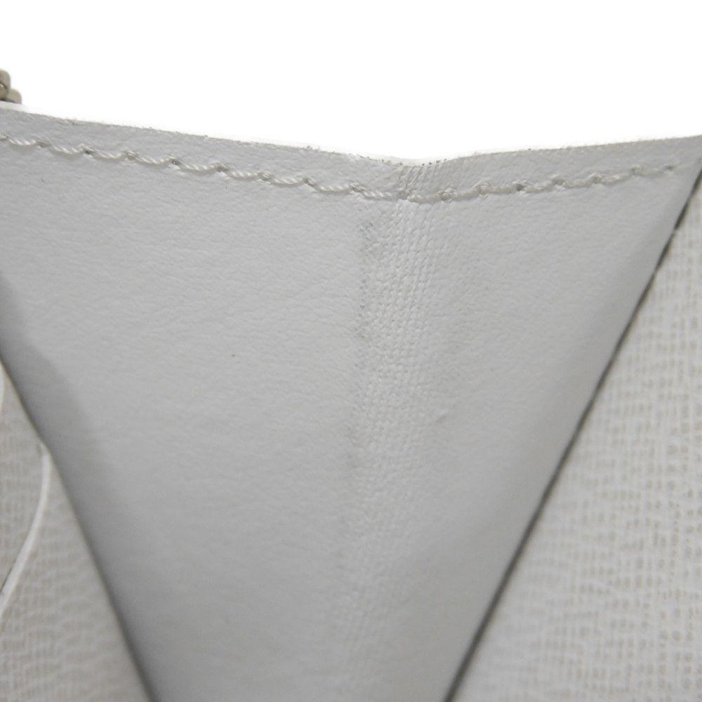 Used 12564 Zippy Wallet Horizontal M14127 7940 Japan Exclusive RFID IC Chip Taiga Rama Monogram Optic White Men's from