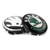 4Pcs 56mm Car Wheel Center Caps Hub Cap Covers Emblem Styling for Skoda A5 A7 A8 Fabia Karoq Superb Rapid Kamiq Octavia MK2 MK1 2 3