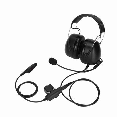 Ochrana sluchu Sluchátka 7,1 mm Vojenská náhlavní souprava s U94PTT pro Motorola GP338 GP‑328 GP‑340 GP‑380