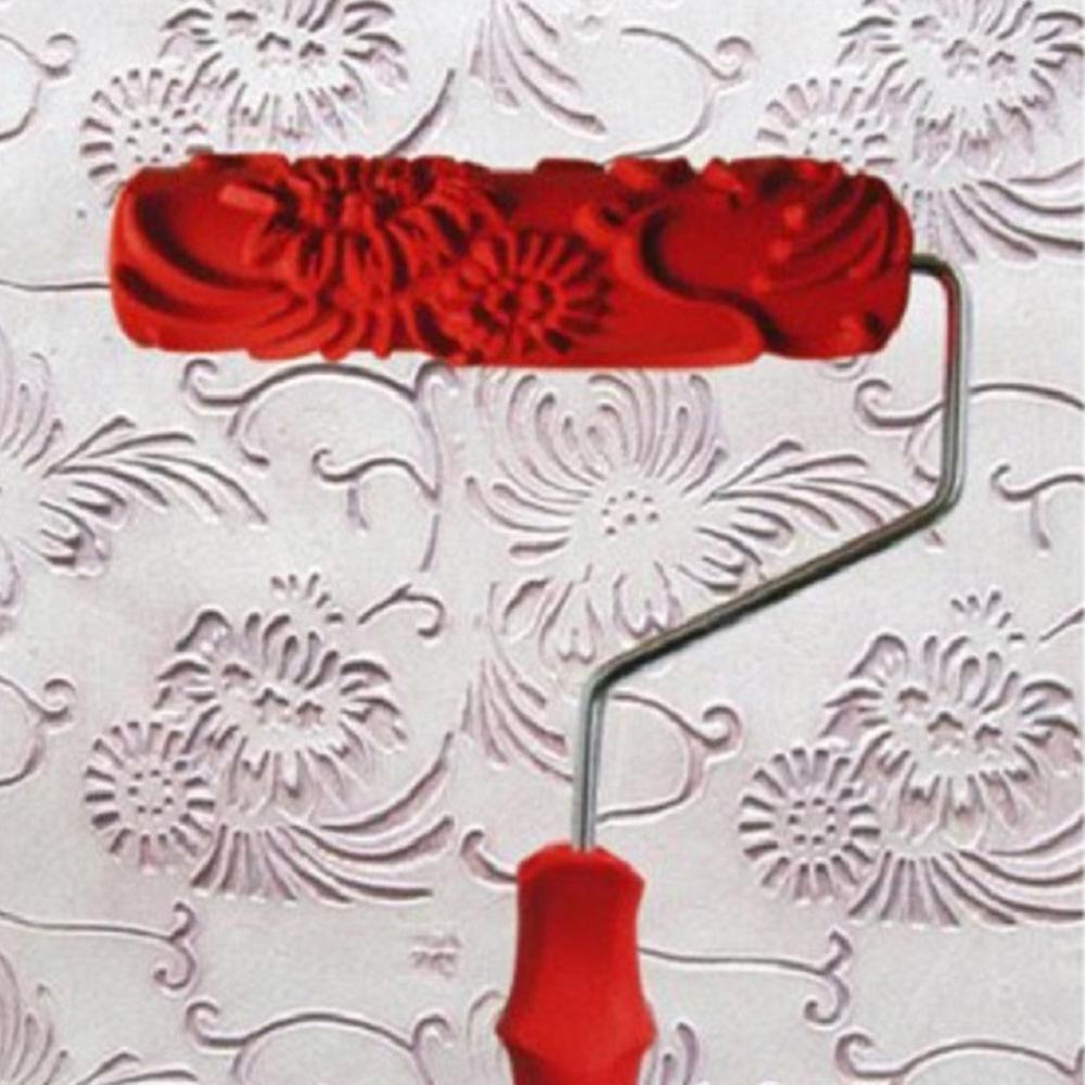 Buy Wood Graining Wall Paint Tool Decoration DIY Rubber Roll Wall Art Household Room Painting
