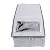 Hat Organizer for Baseball Caps Fabric Stackable Foldable Hat Storage Box Hold Up to 15 Caps with Zipper Clear Window