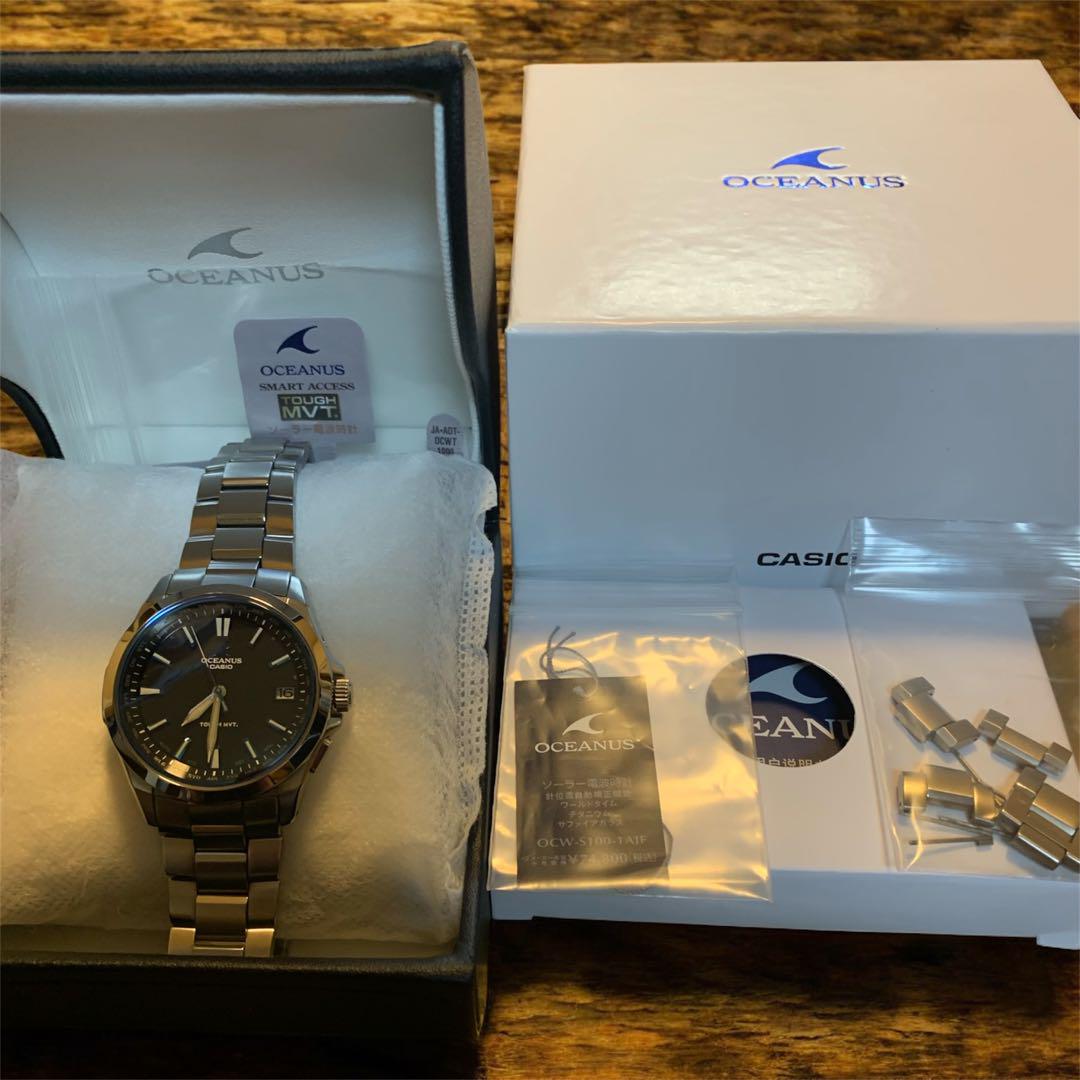 

[USED] Casio OCEANUS S100-1AJF (with watch stand)