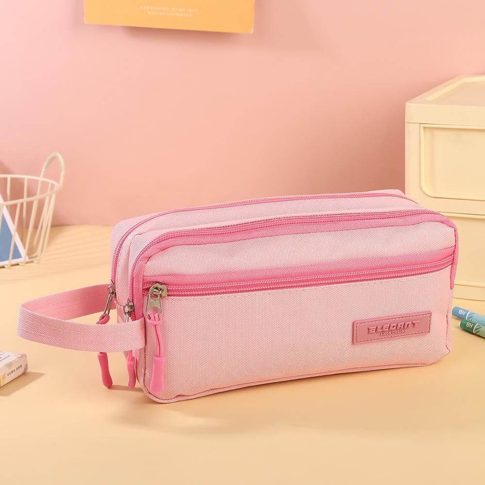 Unisex Multi-Layer Portable Pencil Case for Students—Large Capacity Stationery Organizer