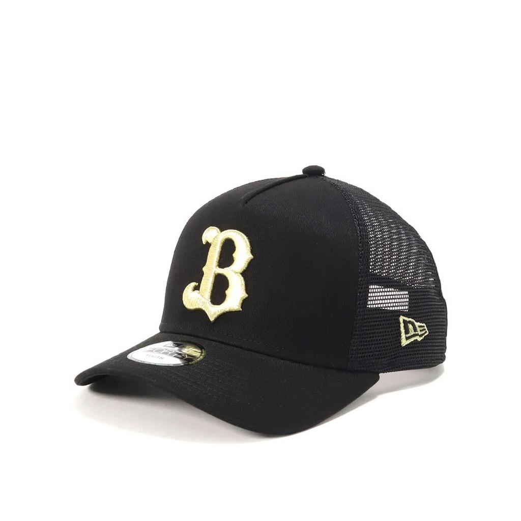 [New Era] Kids Mesh Cap Japanese Professional Baseball Orix Buffaloes YOUTH52-56cm YTH940AFTR NPB ORIBUF BLK GLD 25J