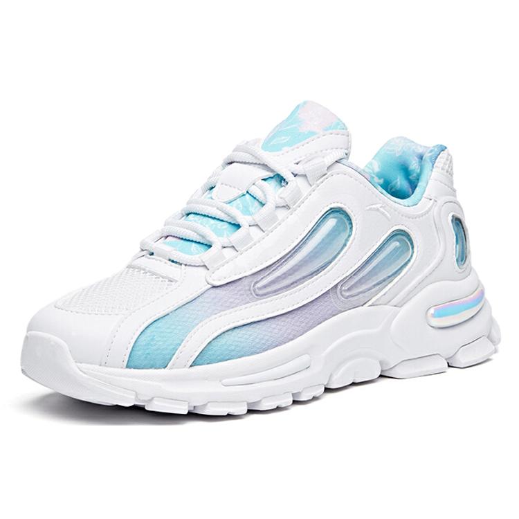 New ANTA Casual Shoes Women's Low Top White Blue Purple 122028890-8