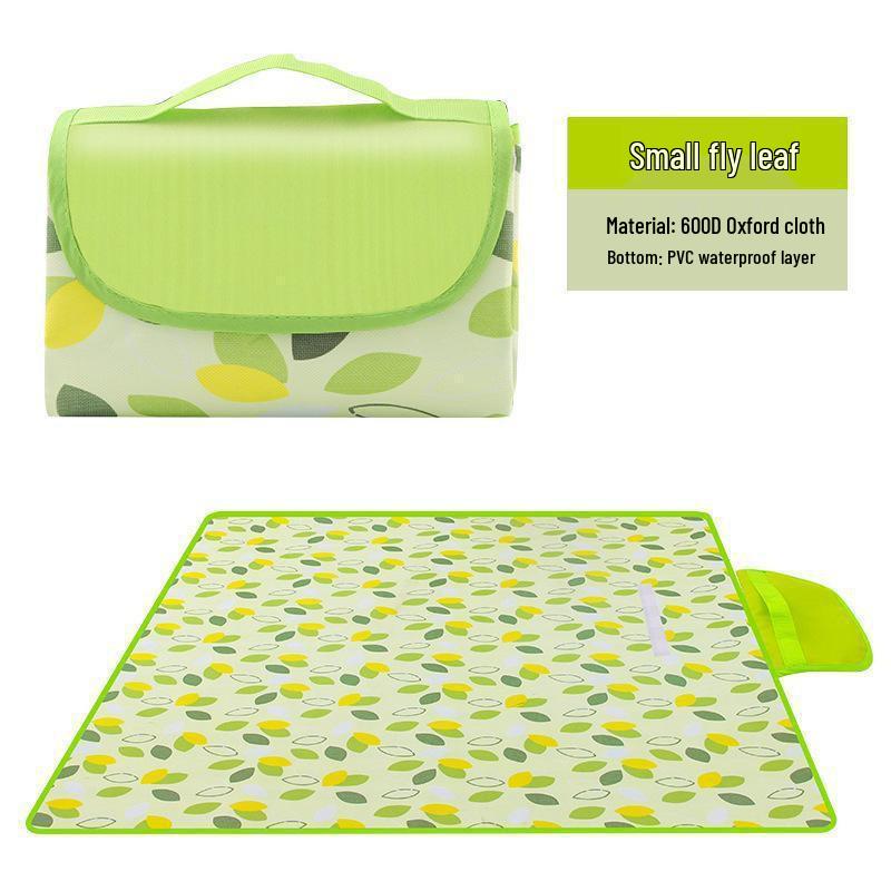 Waterproof Outdoor Picnic Mat: Thickened, Portable, Moisture-Proof Canvas for Camping, Beach, or Lawn Use