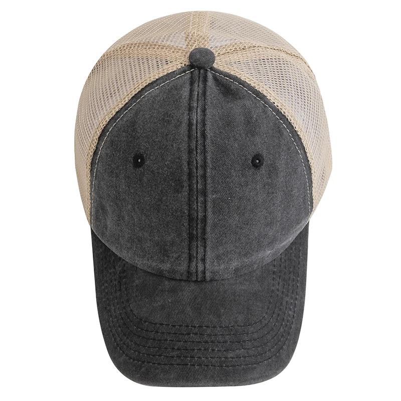 Hot Sale Unisex Trucker Hat Multi Colors Plain Baseball Cap Women Men Washed Cotton Cap