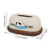 Decorative Desktop Tissue Box Cream Style Napkin Holder Home Decor Napkin Storage Box  Home Use