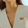 Sweet Lychee Fruit High-end Feminine Literary and Fashionable Accessory Brooch