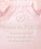 Maison de FLEUR Organza Double Ribbon Gathered Tote Light Size 08001142700 Bag, Pink, F,