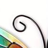 1Pc Iron Art Colorful Simulation Butterfly Pendant for Outdoor Garden Patio Background Wall Home Decoration Ornaments