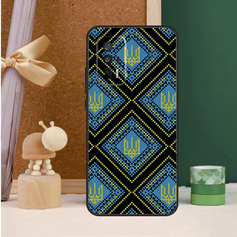 Ukrainian Embroidery Pattern Case For Xiaomi 14 11T 12T 13T Pro 12 13 Lite POCO X6 Pro X3 X4 X5 F3 M5s M6 F5 Pro Cover