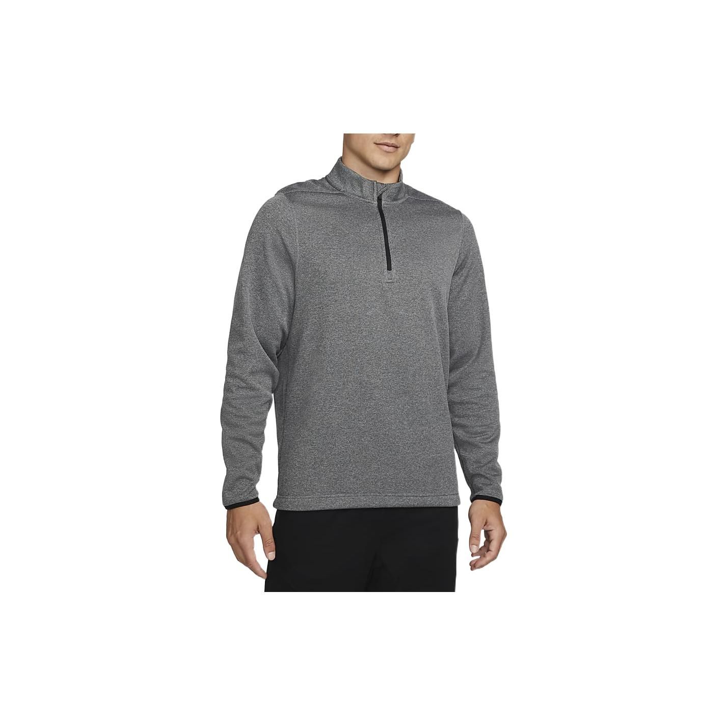

Мужская однотонная толстовка для гольфа на молнии с длинным рукавом Nike, серая DN1948-010