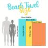 Custom Sea Turtle Beach Towel Personalized Name Microfiber Bath Towels Quick Dry Swimming Pool Lounger Blanket All Season Use