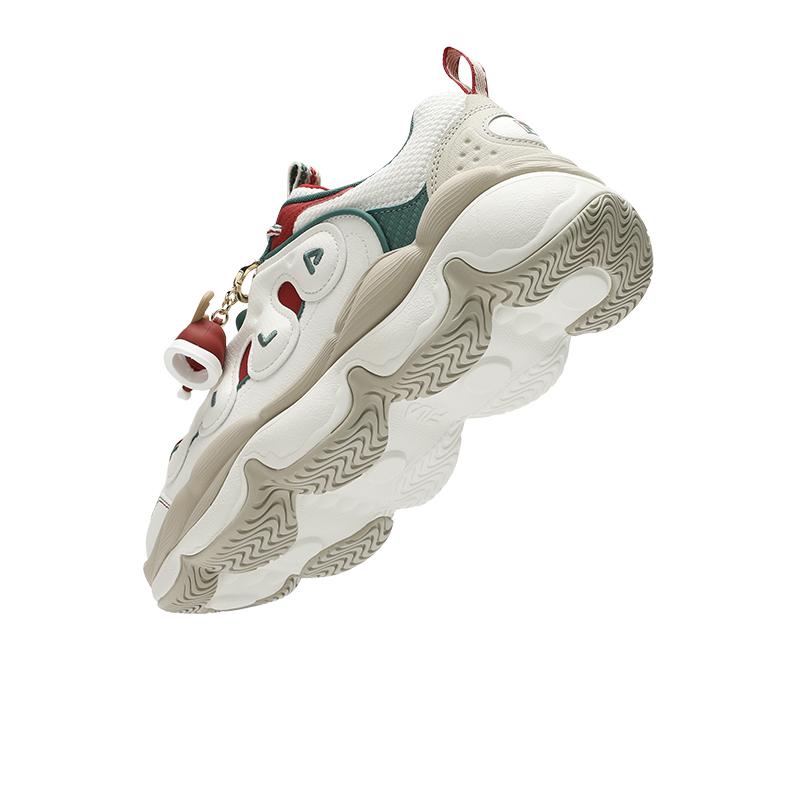 FILA Pease Fashion Comfortable Durable Low-Top Casual Shoes Women sneaker White F12W511109FSC