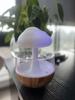 New Mini Desktop Rain Sound Humidifier with Night Light and Colorful Gradient for Bedroom Relaxation