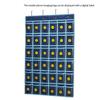OxfordCloth Multi Grid Storage Organizer For Various Occasions With Rust Proof Metal Hooks Suitable