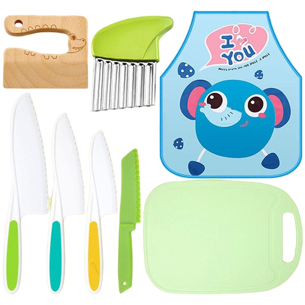 8x Children Kitchen Cookware Playset Learn Skills for Toddler Birthday Gifts