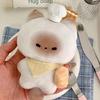 Cute Siamese Cat Chef Doll Keychain