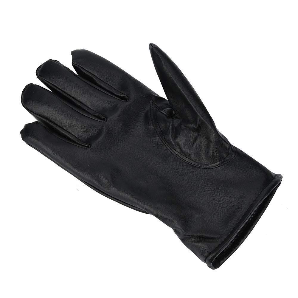 Men Fashion Warm Cashmere Leather Male Winter Gloves Driving Waterproof