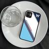 Custodia protettiva opaca a strisce orizzontali M-Martini Racing per iPhone 16 15 14 13 12 11 Pro Max X XS MAX Custodia protettiva