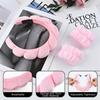 Fluffy Face Washing Headband, Women's Skin Care Face Washing Headband, Terry Cloth Headband and Wristband (Pink)