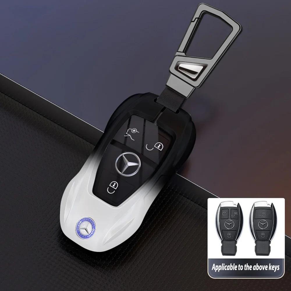C200 E200 Nuovo 2025 Per Mercedes Benz Moda Lega di Zinco Copri Guscio Custodia Chiave Auto per Mercedes Benz Classe A B C E S W204 W205
