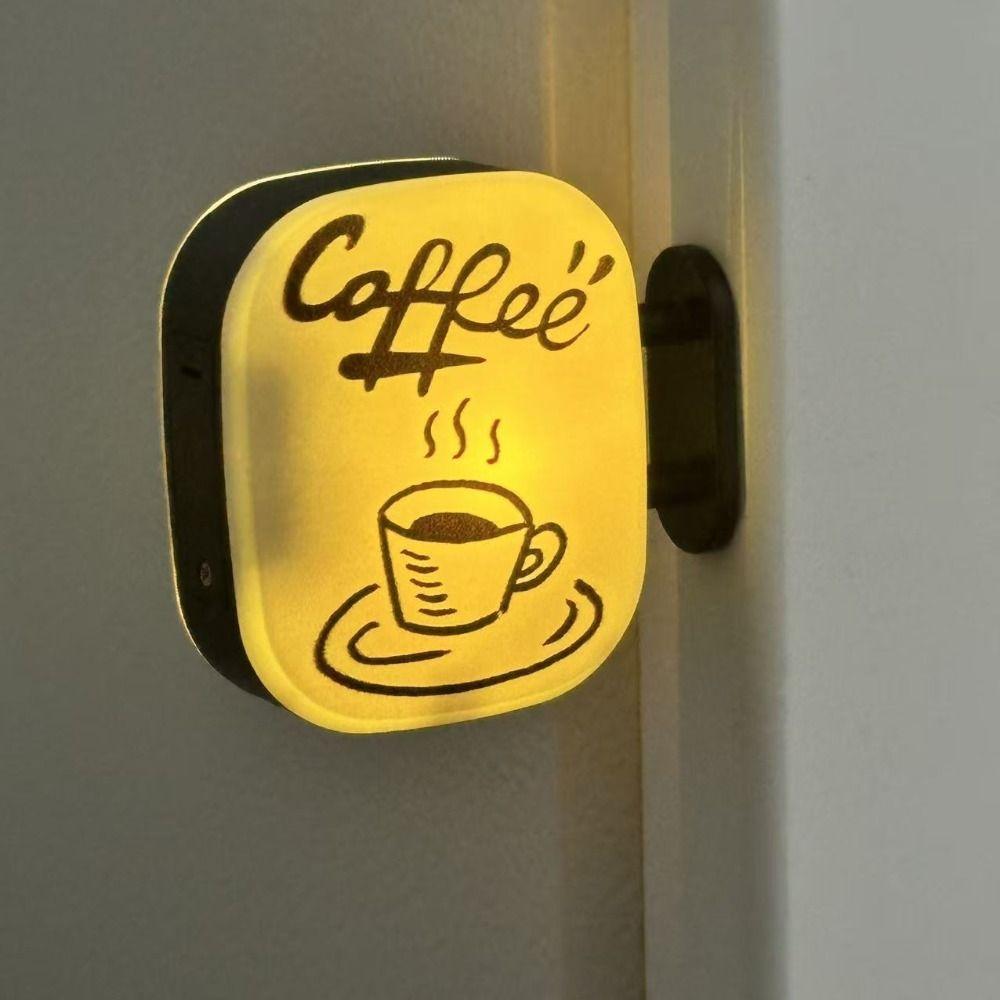 Retro Style Glowing Fridge Magnet Magnetic Mini Luminous Lightbox  Gift