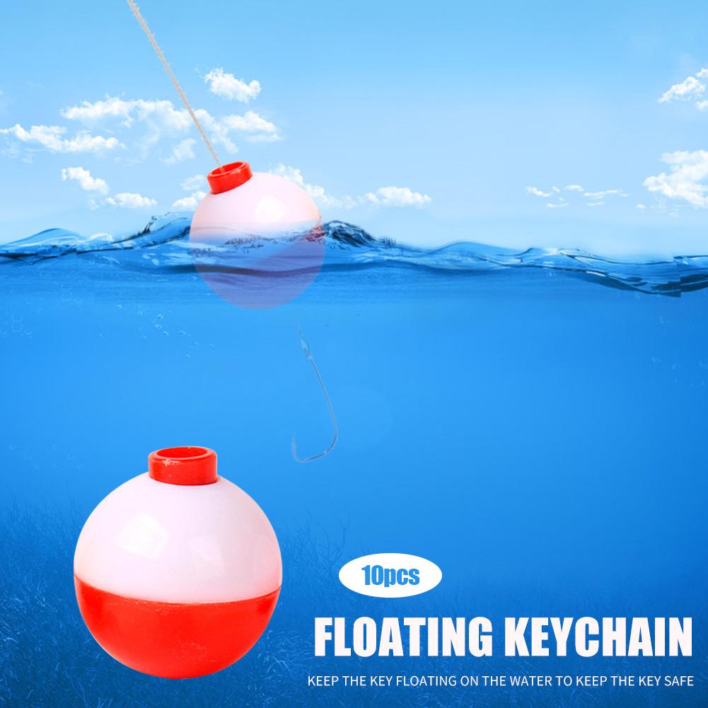 10 Pcs 25/38 MM Sea Fishing Water Ball Bubble Floats Round Buoy Tackle Fishing Float Balls Fishing Tackle Bobber for Fishing