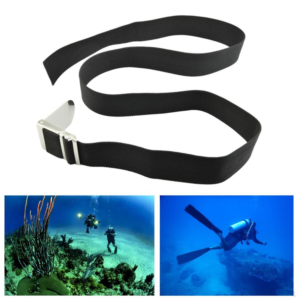 Adjustable Diving Weight Belt with Secure Buckle for Spearfishing and Training