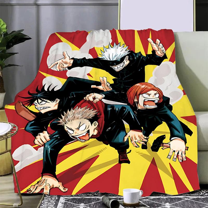 Hot Japan Anime K-KaisenS Printed Blanket Picnic Blankets Blanket Soft Comfortable J-JujutsuS Blanket Home Travel Birthday Gift